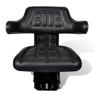 Tractor Seat with Suspension Black Payday Deals