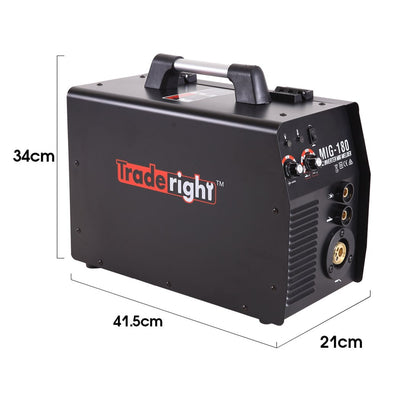 Traderight 180Amp Welder MIG ARC MAG Welding Machine Gas / Gasless Portable Payday Deals