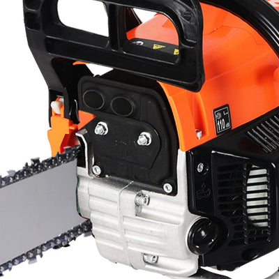 Traderight Chainsaw Commercial E-Start Pruning Petrol Chain Saw Wood 20â€Bar 52CC Payday Deals