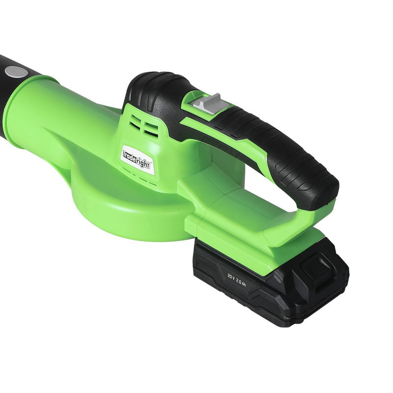 Traderight Leaf  Blower Cordless Lithium Battery Nozzles 2-Speed Garden 20V Payday Deals