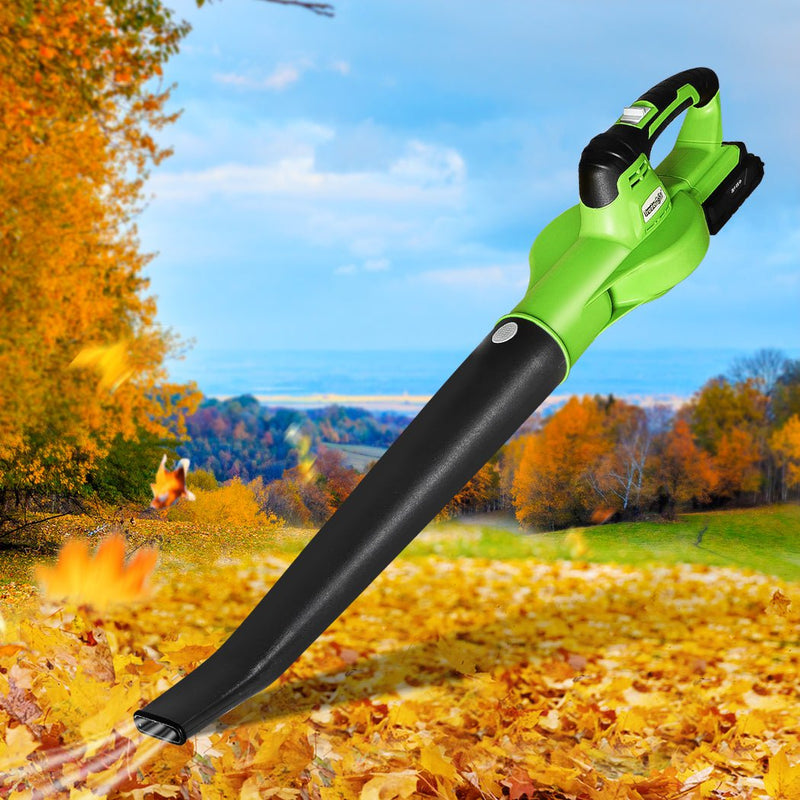 Traderight Leaf  Blower Cordless Lithium Battery Nozzles 2-Speed Garden 20V Payday Deals