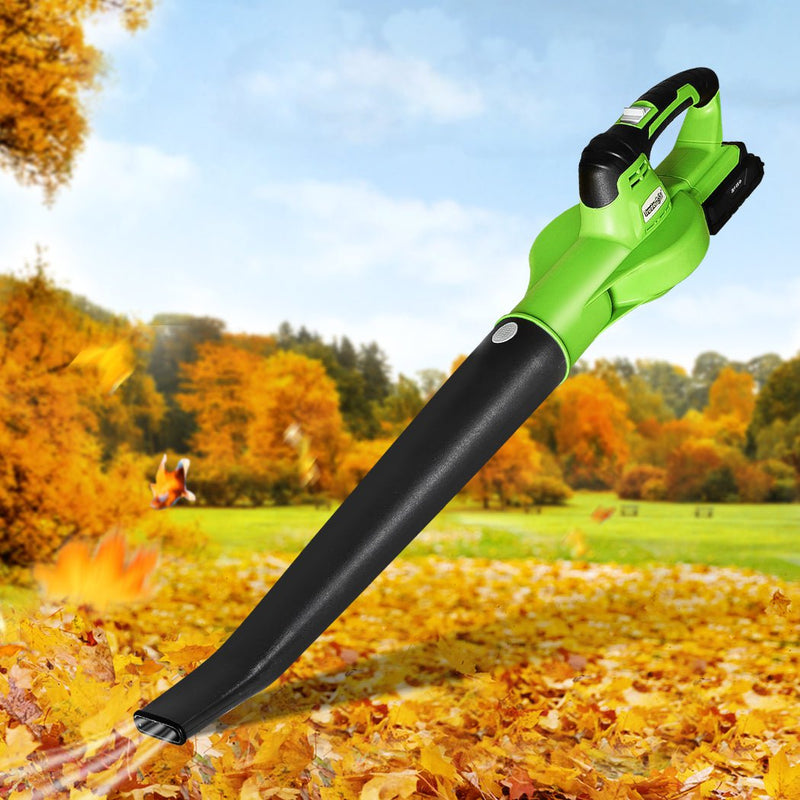 Traderight Leaf  Blower Cordless Lithium Battery Nozzles 2-Speed Garden 20V Payday Deals