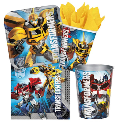Transformers 8 Guest Birthday Small Tableware Pack Payday Deals