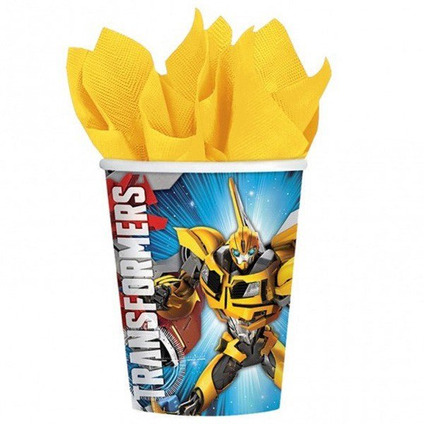 Transformers Party Supplies Cups 8 Pack Payday Deals