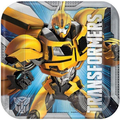Transformers Party Supplies Lunch Cake Dessert Plates 8 pack