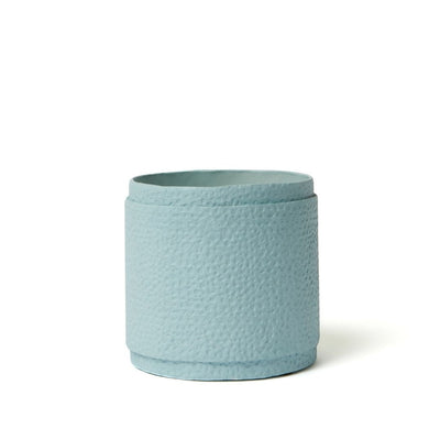 Tree Stripes Reef Design Pot in Almond Blue (Small) Payday Deals