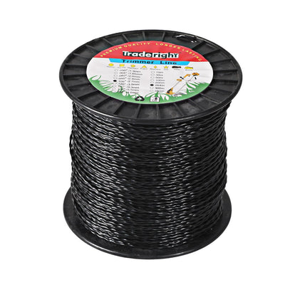 Trimmer Line Spiral Twist String 2.7MM x 264M Whipper Snipper Cord Feed Grass