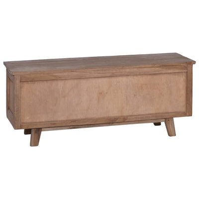 TV Cabinet 100x30x40 cm Solid Teak Wood Payday Deals