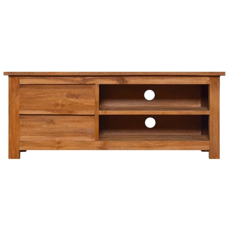 TV Cabinet 100x30x40 cm Solid Teak Wood Payday Deals