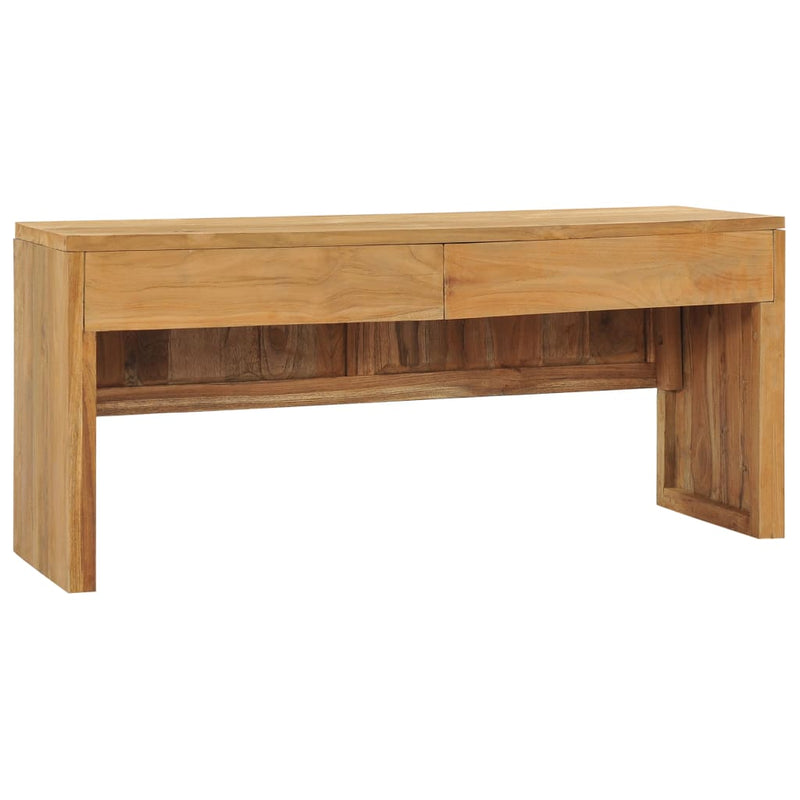 TV Cabinet 100x35x45 cm Solid Teak Wood Payday Deals