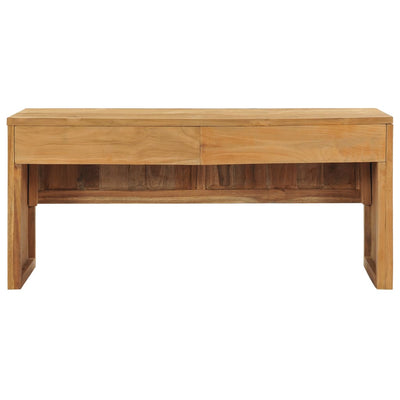 TV Cabinet 100x35x45 cm Solid Teak Wood Payday Deals