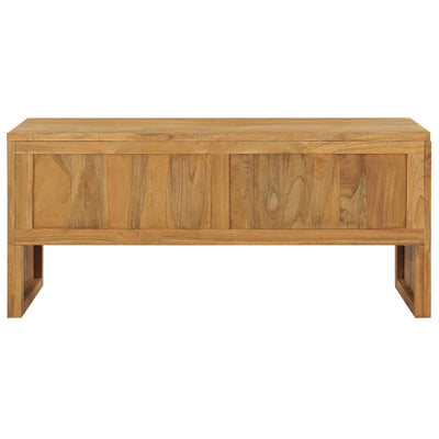 TV Cabinet 100x35x45 cm Solid Teak Wood Payday Deals