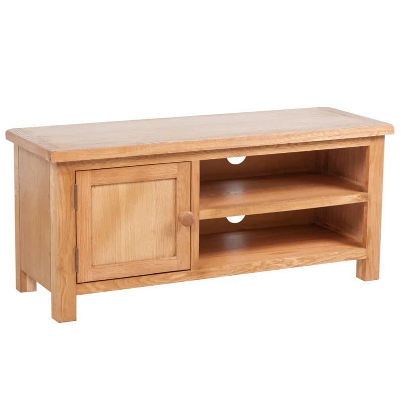 TV Cabinet 103 x 36 x 46 cm Solid Oak Wood Payday Deals