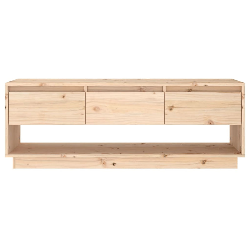 TV Cabinet 110.5x34x40 cm Solid Wood Pine Payday Deals