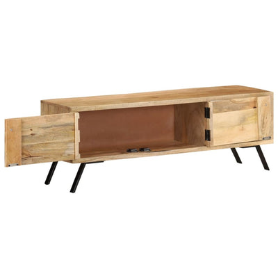 TV Cabinet 110x30x40 cm Solid Mango Wood Payday Deals