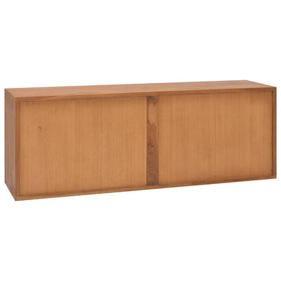 TV Cabinet 110x30x40 cm Solid Teak Wood Payday Deals