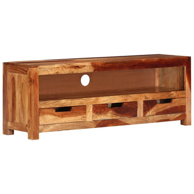 TV Cabinet 110x30x40 cm Solid Wood Acacia Payday Deals