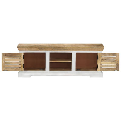 TV Cabinet 110x30x40 cm Solid Wood Mango Payday Deals