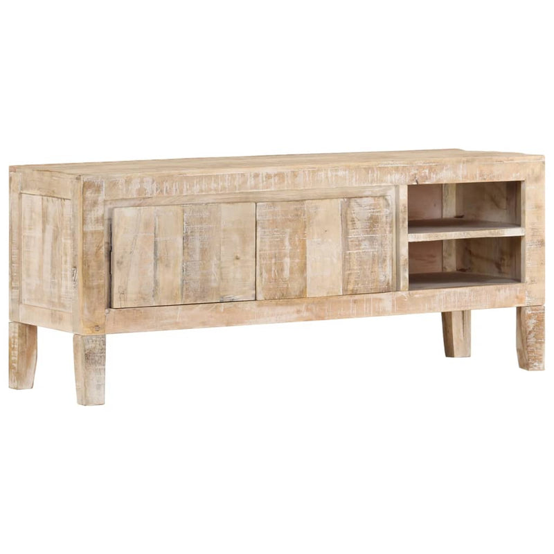 TV Cabinet 110x35x46 cm Solid Mango Wood Payday Deals