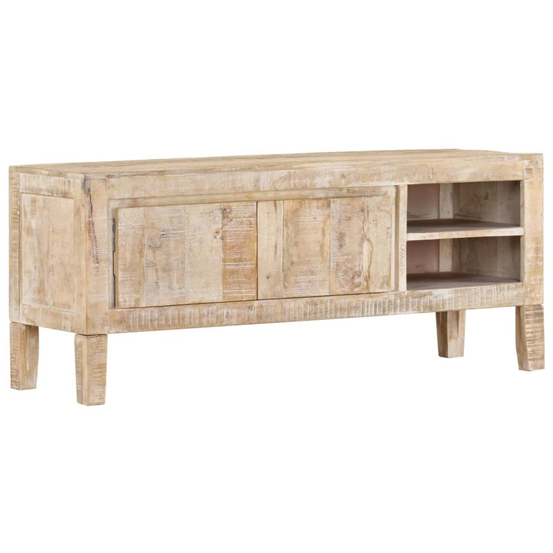 TV Cabinet 110x35x46 cm Solid Mango Wood Payday Deals