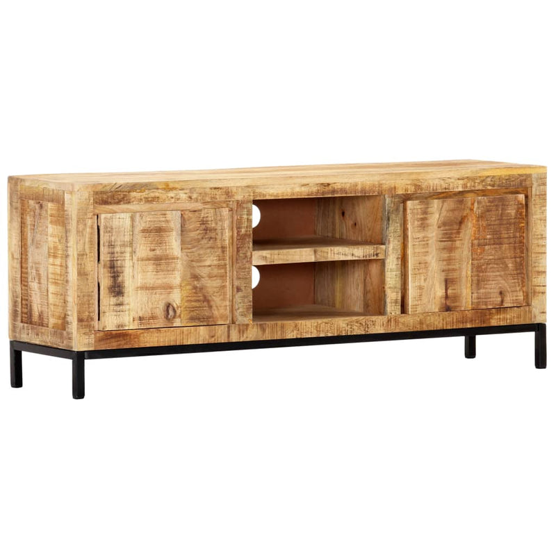 TV Cabinet 118x30x45 cm Solid Mango Wood Payday Deals