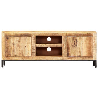 TV Cabinet 118x30x45 cm Solid Mango Wood Payday Deals