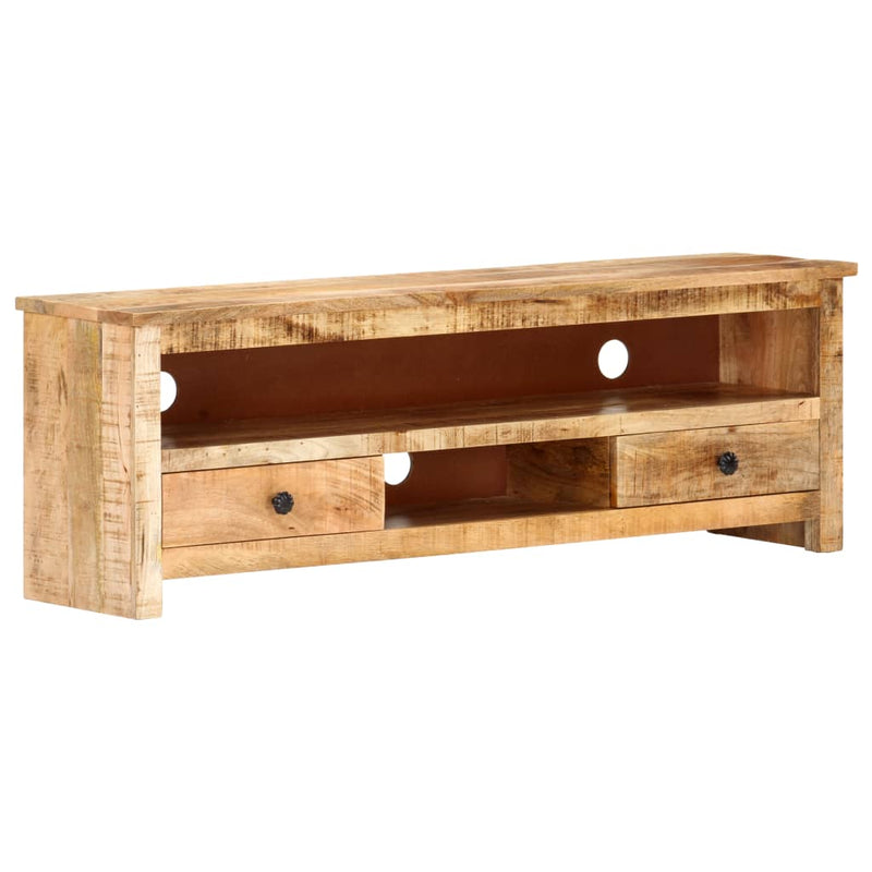 TV Cabinet 120x30x40 cm Rough Mango Wood Payday Deals