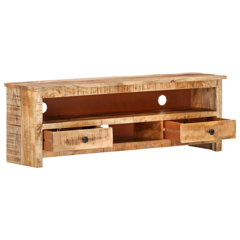 TV Cabinet 120x30x40 cm Rough Mango Wood Payday Deals