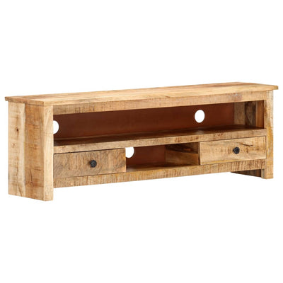 TV Cabinet 120x30x40 cm Rough Mango Wood Payday Deals