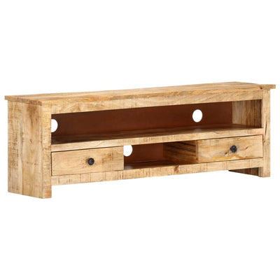 TV Cabinet 120x30x40 cm Rough Mango Wood Payday Deals