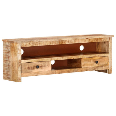 TV Cabinet 120x30x40 cm Rough Mango Wood Payday Deals