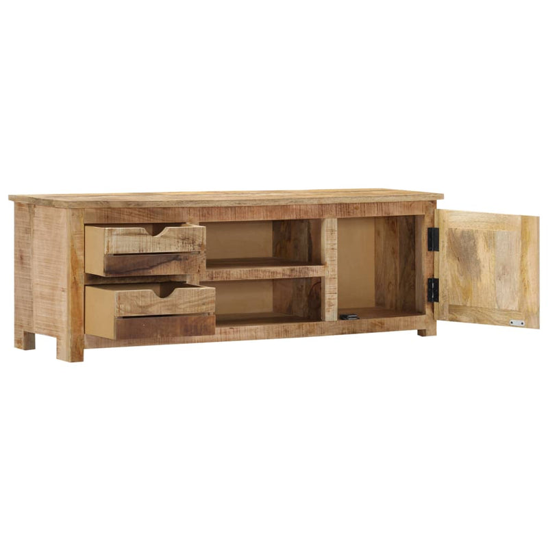 TV Cabinet 120x30x40 cm Solid Mango Wood Payday Deals