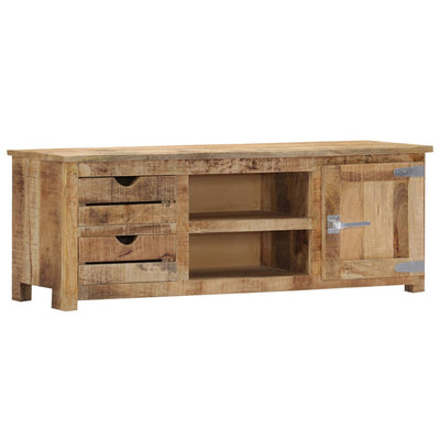 TV Cabinet 120x30x40 cm Solid Mango Wood Payday Deals