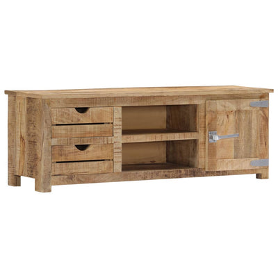 TV Cabinet 120x30x40 cm Solid Mango Wood Payday Deals