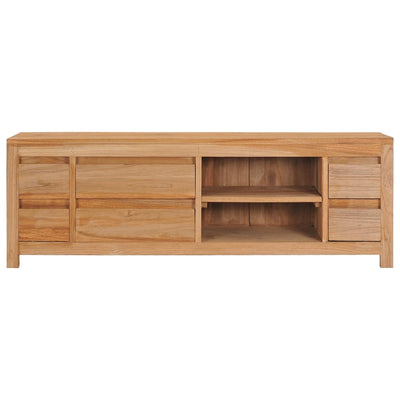 TV Cabinet 120x30x40 cm Solid Teak Wood Payday Deals