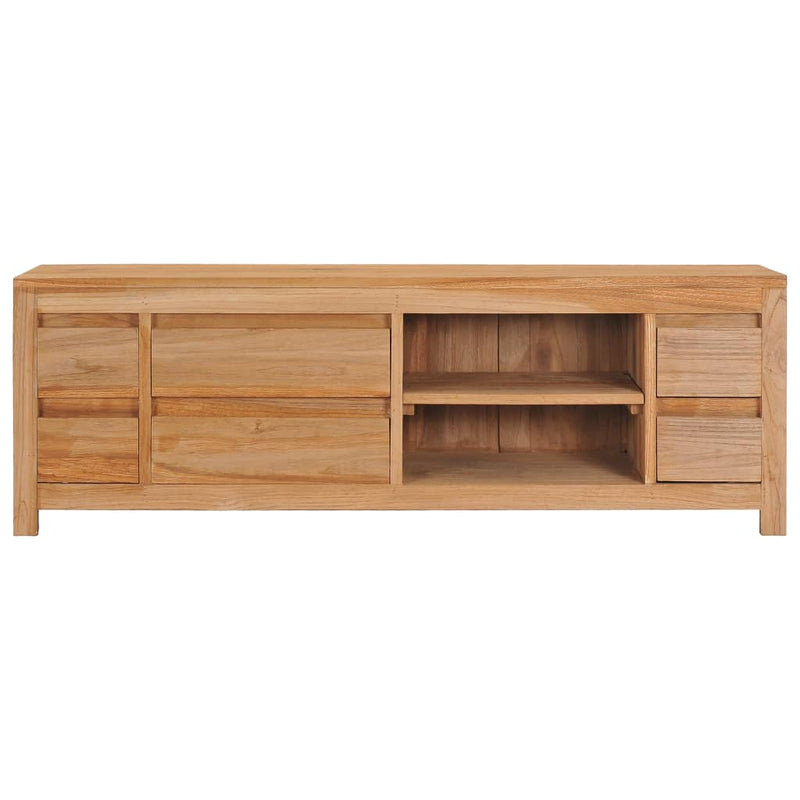 TV Cabinet 120x30x40 cm Solid Teak Wood Payday Deals