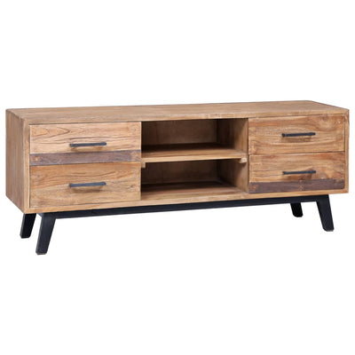 TV Cabinet 120x30x45 cm Solid Teak