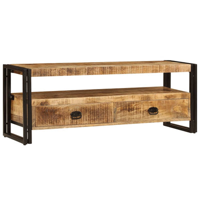 TV Cabinet 120x35x45 cm Solid Mango Wood Payday Deals