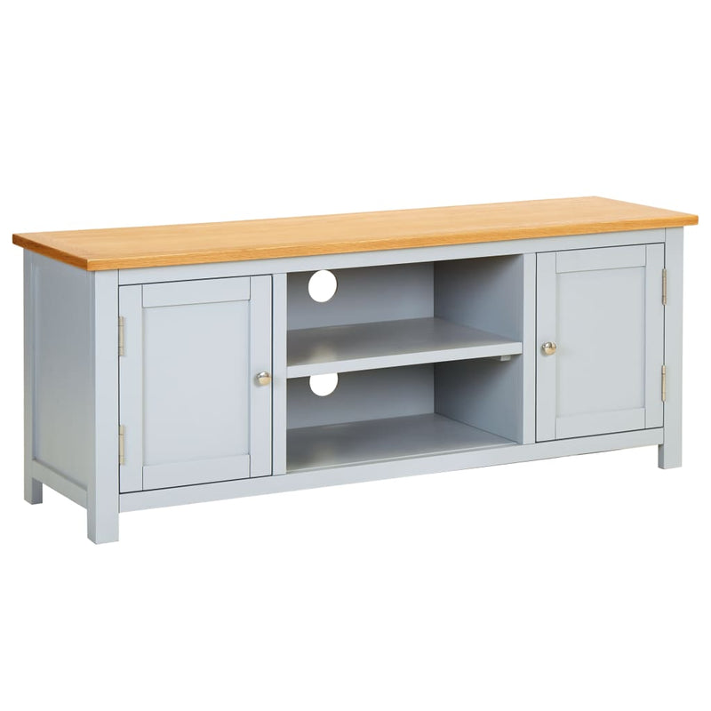 TV Cabinet 120x35x48 cm Solid Oak Wood Payday Deals