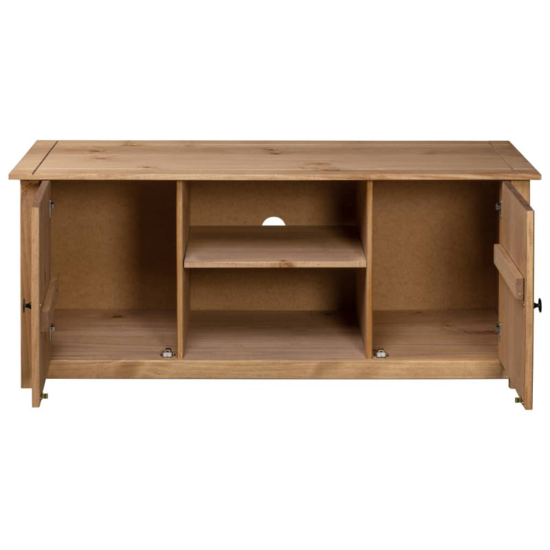 TV Cabinet 120x40x50 cm Solid Pine Wood Panama Range Payday Deals