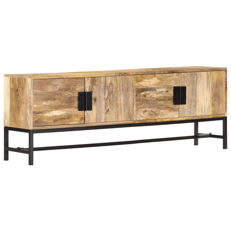 TV Cabinet 140x30x50 cm Solid Mango Wood Payday Deals