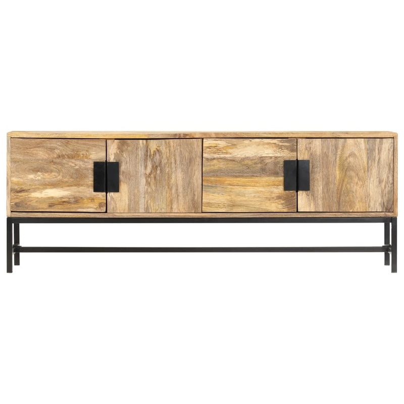 TV Cabinet 140x30x50 cm Solid Mango Wood Payday Deals