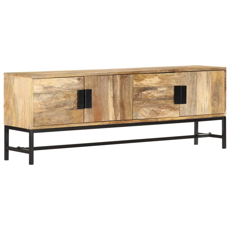 TV Cabinet 140x30x50 cm Solid Mango Wood Payday Deals