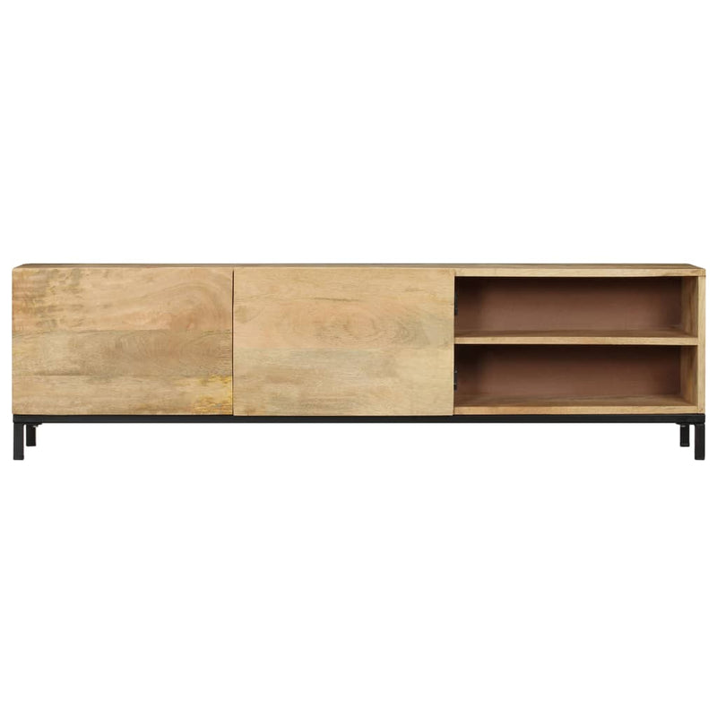 TV Cabinet 145x30x41 cm Solid Mango Wood Payday Deals