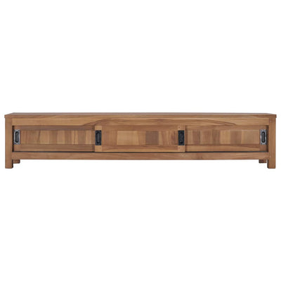 TV Cabinet 150x30x30 cm Solid Teak Wood Payday Deals