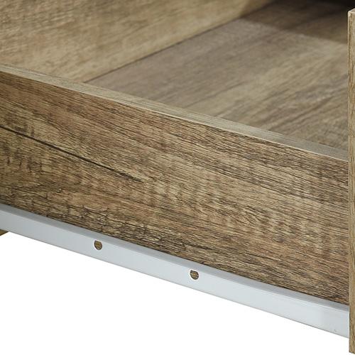 TV Cabinet 3 Storage Drawers with Shelf Natural Wood like MDF Entertainment Unit in Oak Colour Payday Deals