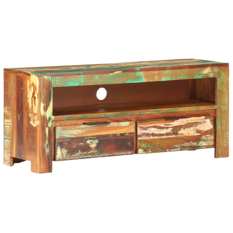 TV Cabinet 90x30x40 cm Solid Reclaimed Wood Payday Deals