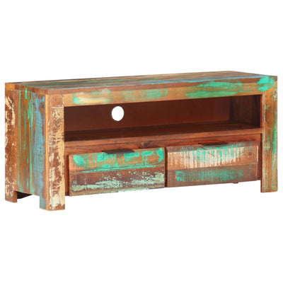 TV Cabinet 90x30x40 cm Solid Reclaimed Wood Payday Deals