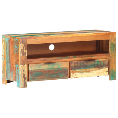 TV Cabinet 90x30x40 cm Solid Reclaimed Wood Payday Deals