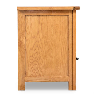 TV Cabinet 90x35x48 cm Solid Oak Wood Payday Deals